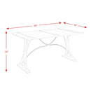 Callista - Folding Top Dining Table - Beach
