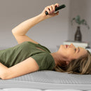 Massage Topper With Gel Infused Memory Foam And Air Cell Technology - Gray