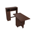 Multifunctional Folding Dining Table With Wall-Mounted Sideboard & Storage