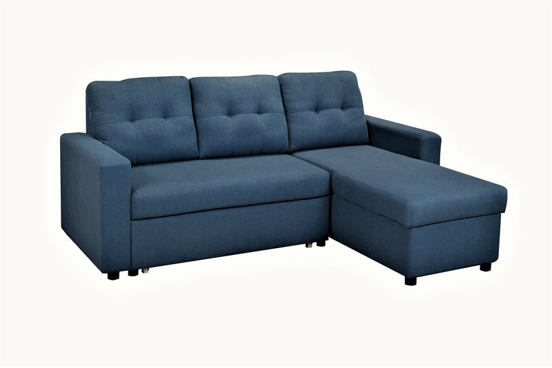 Convertible L Shaped Sectional Sleeper Sofa Bed, Saving Pull Out Couch