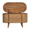 Larrisa - Rounded Lid Up Blanket Box - Oak