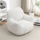 Comfy Bean Bag Chair With Filler, Fluffy And Cozy Seating