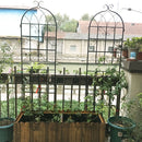 Metal Garden Rustproof Trellis For Climbing Plants Outdoor Flower Support