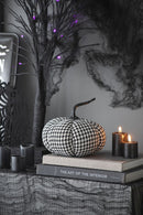 Pumpkin Decor, For Holiday Halloween Decoration - Black / White