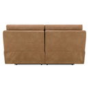 Chavis - Power Motion Loveseat With USB & Power Headrest - Brown