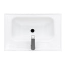 Modern Freestanding Bathroom Vanity With Ceramic Sink, Hot And Cold Faucet, Storage Cabinet & Open Shelf