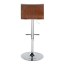 Mason - Contemporary Adjustable Barstool & Swivel With Straight T Footrest (Set of 2)