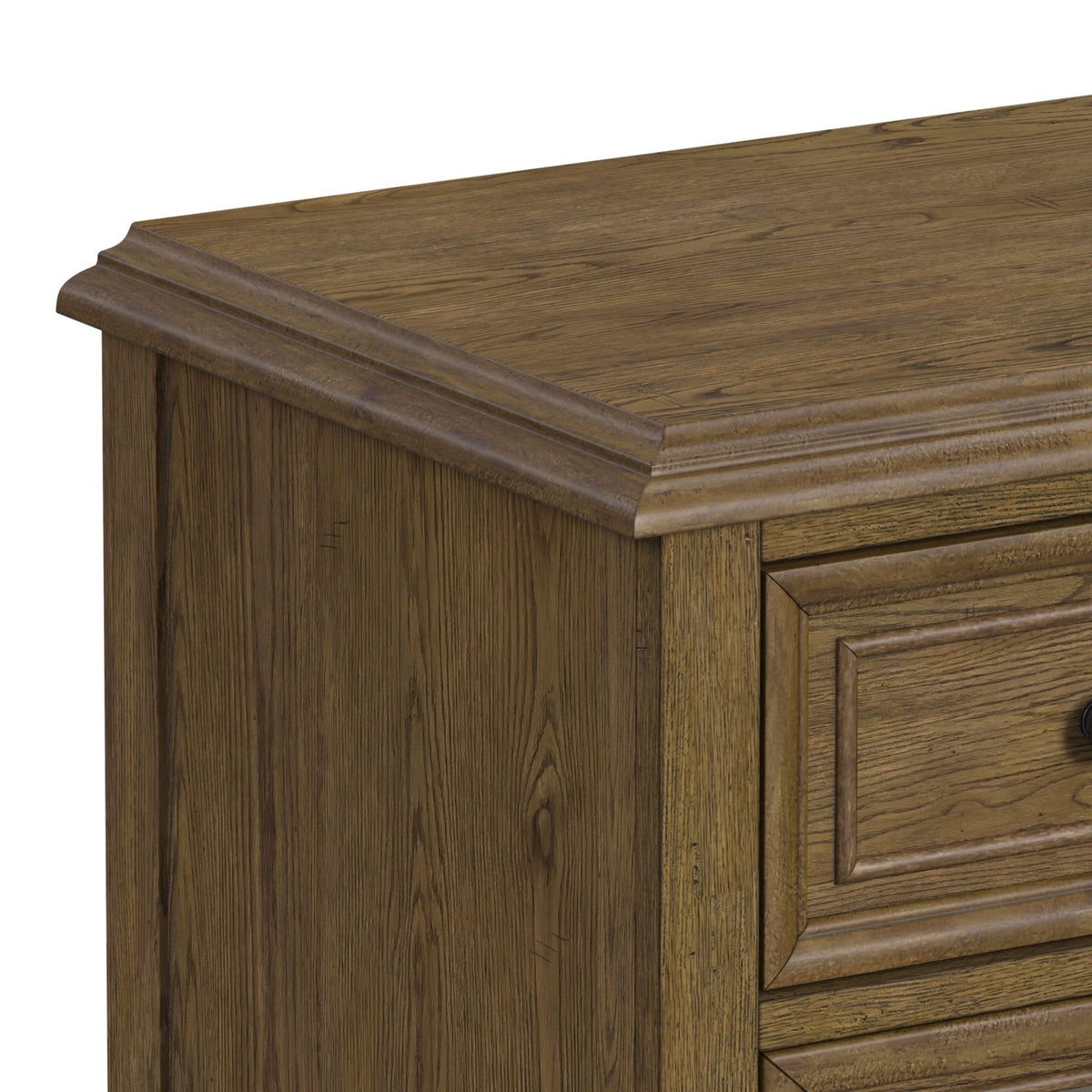 Heritage & Home Nightstand With USBC in Oak Brown by Elements International, view 7