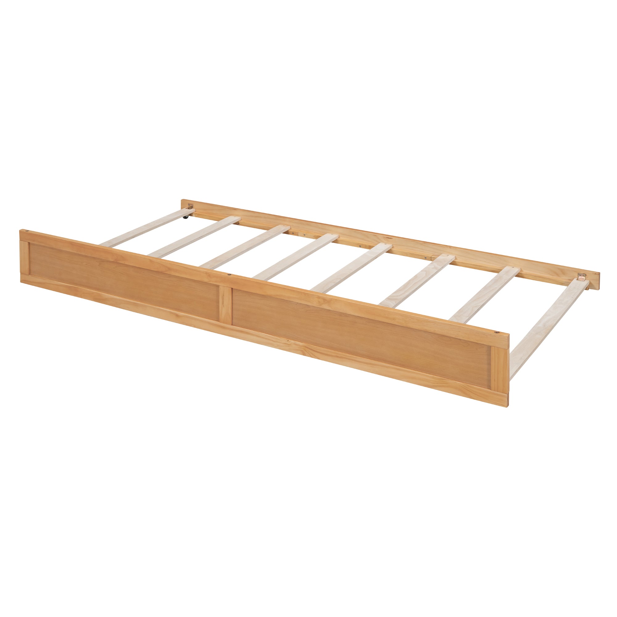 Queen Size Elegant Bed Frame with Rattan Headboard and Sockets ,Walnut - Atlantic Fine Furniture Melbourne FL