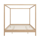 Canopy Bed Frame 4 Poster Platform Bed With Slats Support, No Box Spring Needed