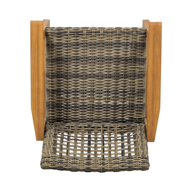 Outdoor Dining Chair Acacia Wood Frame (Set of 2)