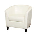 Zenithon - Upholstered Club Chair With Rounded Back