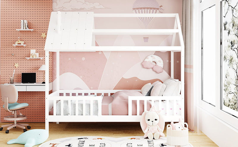 House Bed With Fence