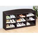 Entryway Shoe Storage Bench, Nine Storage Shelves, Entryway Organizer