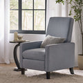 Minimalist Design Fabric Push Back Chair