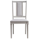 Marta - Side Chair Set of 2) - Beige Linen & Natural