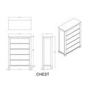 Augusta - 5 Piece Bedroom Set