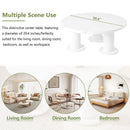 Round Petal Shaped Coffee Table With 3 Thick Legs