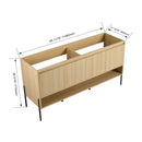 Freestanding Bathroom Vanity & Soft Close Cabinet Doors