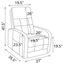 Howie - Upholstered Power Lift Massage Chair