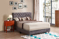 Elegant Transitional Upholstered Bed