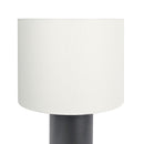 Aura - Table Lamp With On / Off Switch Block Base - Black / White