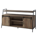 Rashawn - Rustic TV Stand - Oak