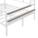 Daybed With Movable Desk, Grid, Shelves And Clothes Hanger
