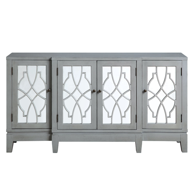 Magdi - Accent Table - Antique Gray Finish