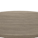 Tannen - Round 5 Piece Dining Table (Set of 5) - White And Gray