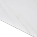 Modern minimalist dining table. The white imitation marble glass desktop is equipped with silver metal legs. Suitable for restaurants and living rooms  71" *39.3" *29.5"  DT-69