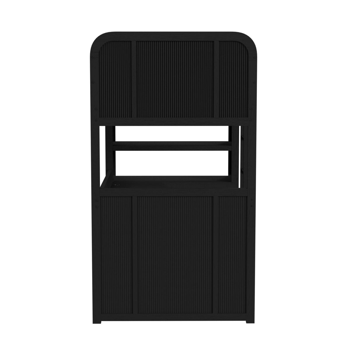 Ridgemont Loft Complete Bunk Bed in Black by Elements International, view 20