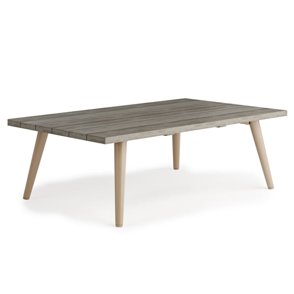 Belize - Outdoor Coffee Table - Distressed Weathered Gray