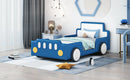 Race Car Shaped Platform Bed With Wheels