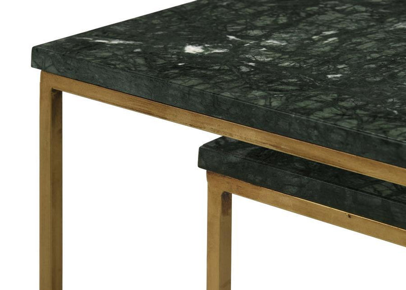 Medora - Marble Top Nesting Table Set