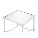 Petunia - End Table - Mirrored & Chrome