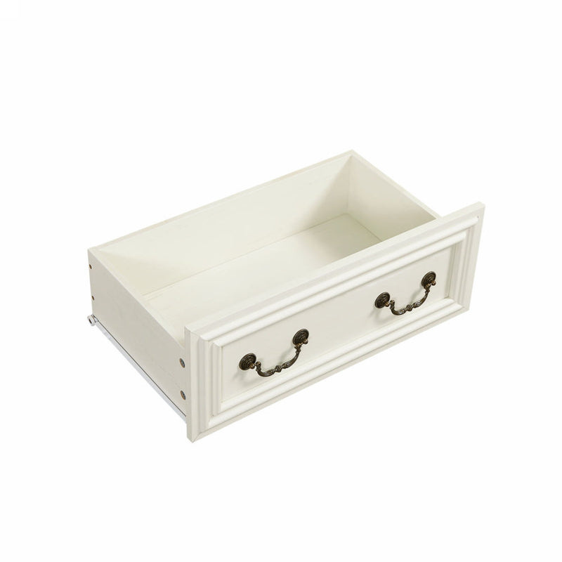 Farmhouse Vintage 7 Drawers Dresser With Natural Texture