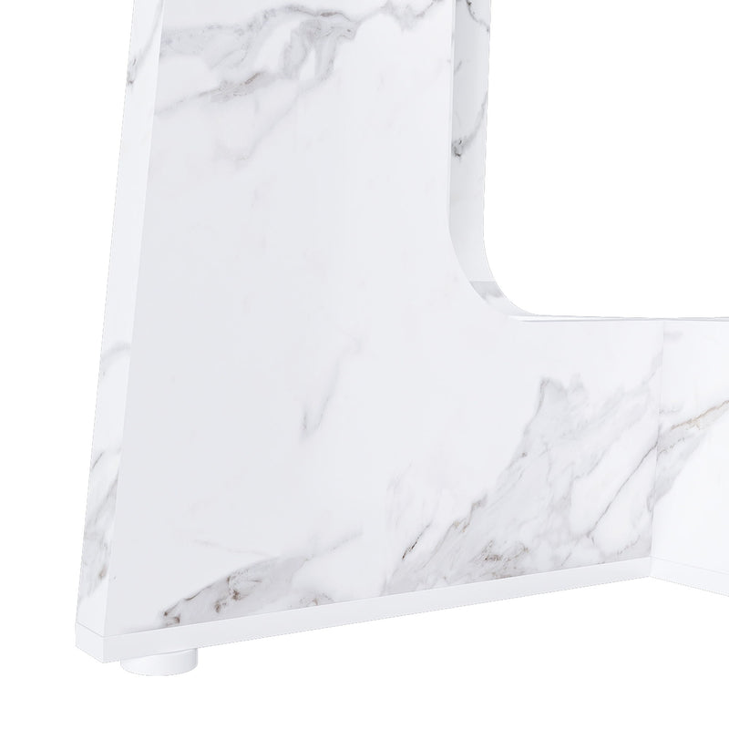 Round Dining Table For 4 - White