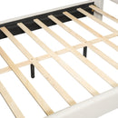 Upholstered Bed With Slats Support, No Box Spring Needed
