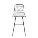 Yearning - Iron Counter Stool With Water Resistant Cushion