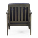 Emmry - Outdoor Acacia Wood Club Chair
