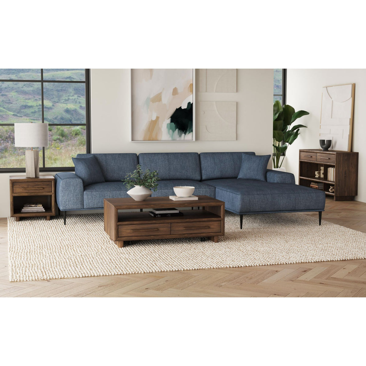 Brisbane Occasional Table Set in Dark Brown by Elements International, view 18
