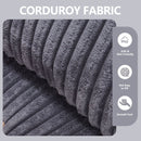 L - Shape Modern Minimalist Modular Sectional Sofa, Upholstered Cloud Couch With Deep Seats