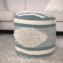Diamond - Handcrafted Cylindrical Pouf