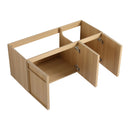 Wall-Mounted Bathroom Vanity With Resin Sink And Soft Closing Doors