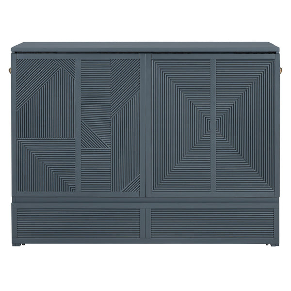 Murphy Bed With Large Drawer, USB Ports And Outlets
