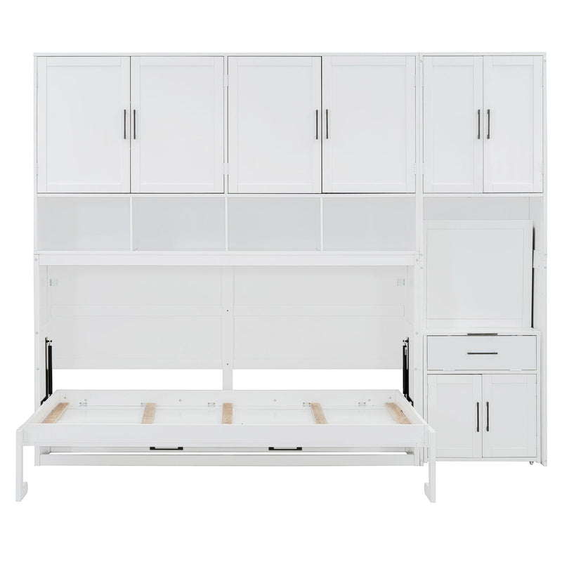 Murphy Wall Bed With Closet, Drawers & Desk