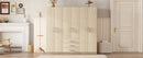 6 Doors Wardrobe Storage For Bedroom, With Big Drawers