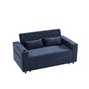 Pull-Out Sofa Bed Convertible Couch With Adjustable Backrest For Living Room