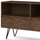 Chase - Low Bookcase - Rustic Natural Aged Brown